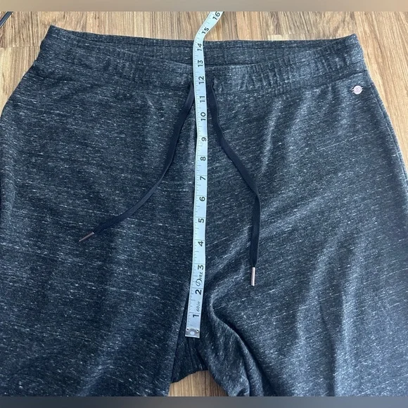 Calia Women’s Gray Wide Leg Casual Pants Elastic Waist Drawstring Oversized L - Picture 8 of 9